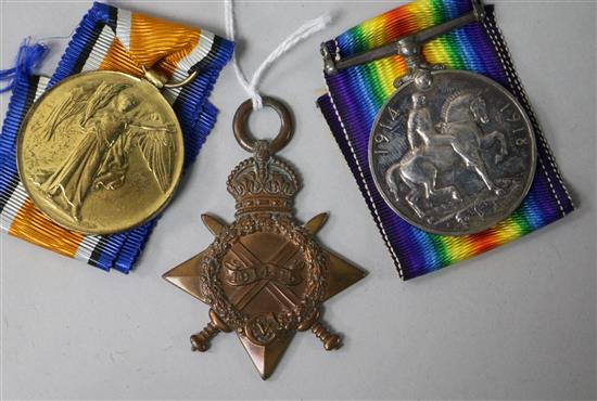 A group of medals.